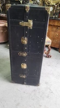 Malle de voyage cabine en cuir cosmopolis
