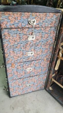 Malle de voyage cabine en cuir cosmopolis