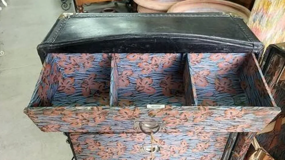 Malle de voyage cabine en cuir cosmopolis