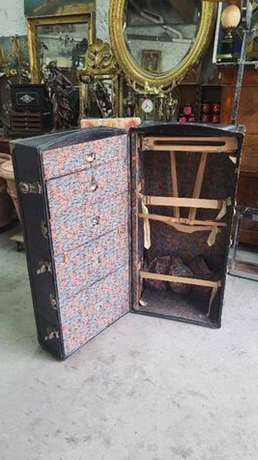 Malle de voyage cabine en cuir cosmopolis