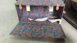 Malle de voyage cabine en cuir cosmopolis