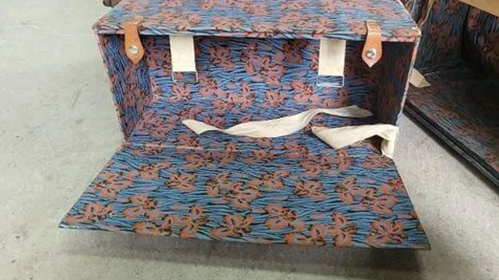 Malle de voyage cabine en cuir cosmopolis