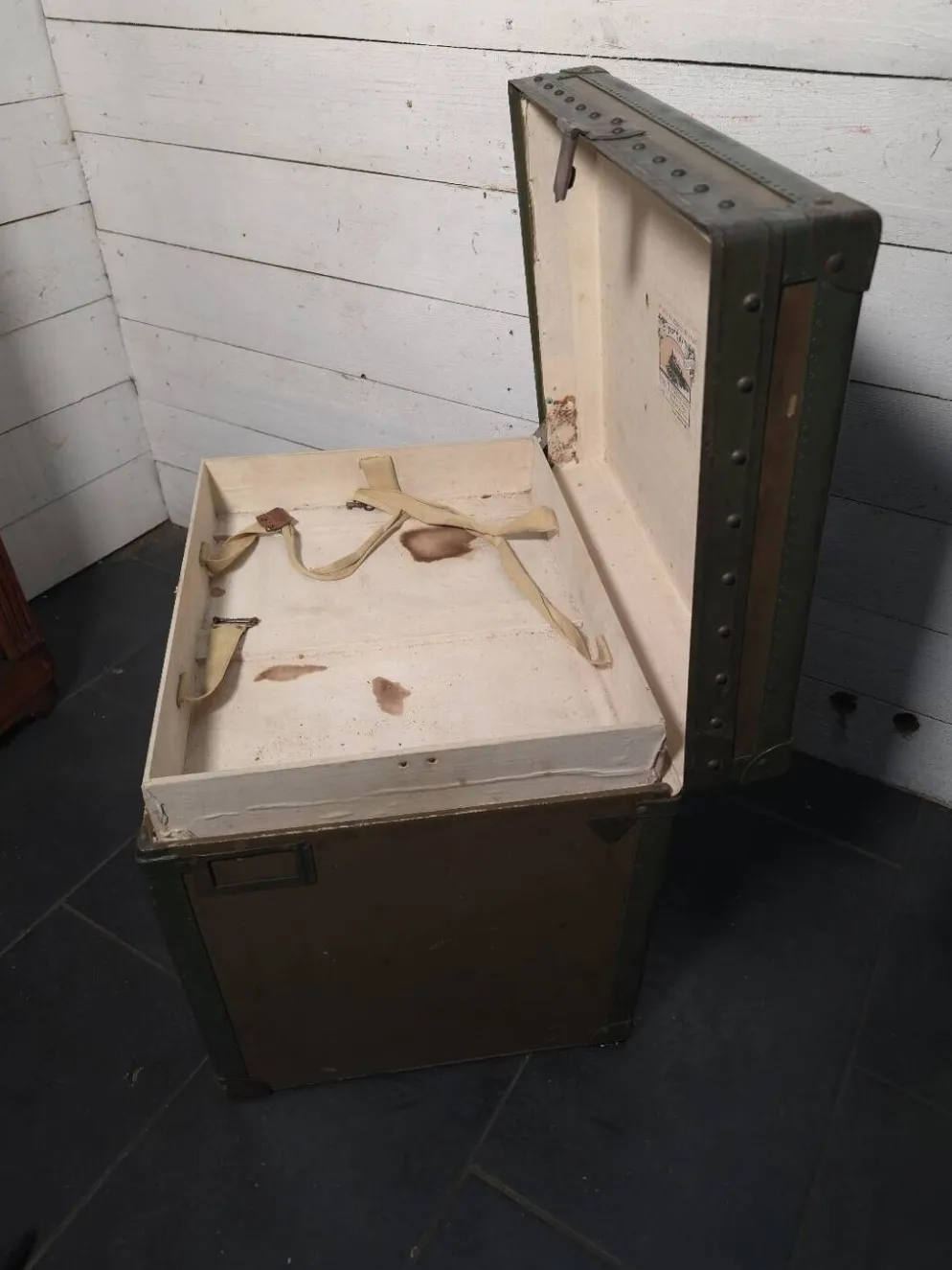 Malle de voyage Moynat Paris début 20 eme