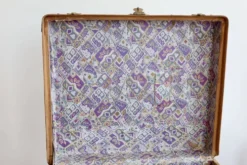 Malle vintage ocre – Coffre de rangement