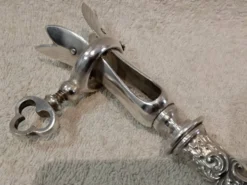 Manche a gigot manche argent 950 Minerve style rocaille Ravinet