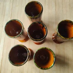 6 mazagrans style Vallauris