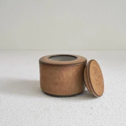 Meindert Zaalberg Studio Pottery 'Stop' boîte avec couvercle 1962