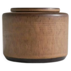 Meindert Zaalberg Studio Pottery 'Stop' boîte avec couvercle 1962
