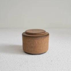 Meindert Zaalberg Studio Pottery 'Stop' boîte avec couvercle 1962