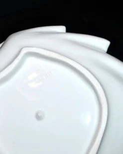 Meissen ravier coupelle décor fleurs rose peint en porcelaine signé Meissen