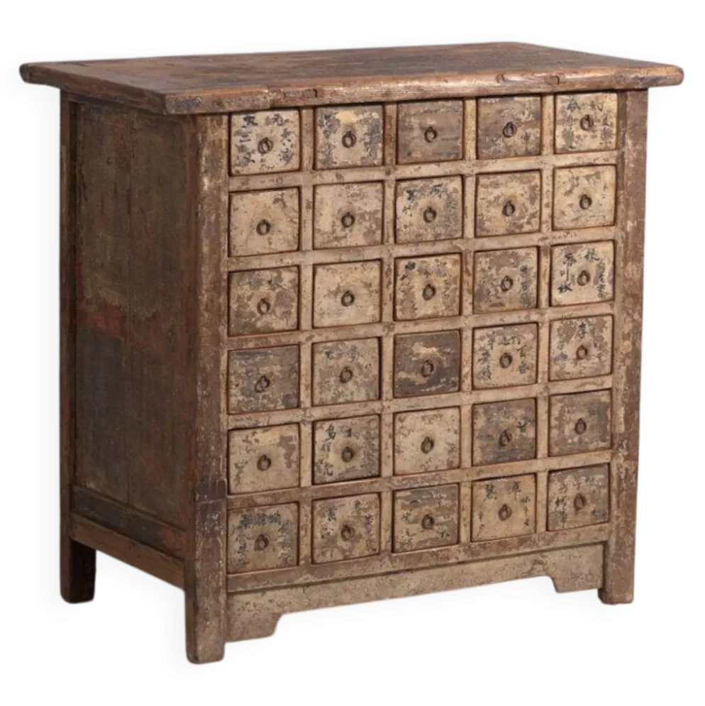 Meuble ancien d’apothicaire chinois – Chine, vers 1910