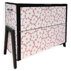 Meuble bar années 60/70 flowers