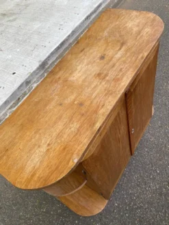 Meuble bar art déco 1950 en bois