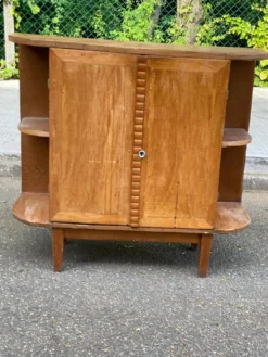 Meuble bar art déco 1950 en bois