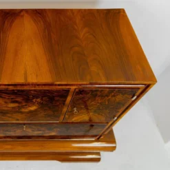 Meuble bar Art Déco en noyer, Wilhelm Mosurski - années 30