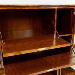Meuble bar Art Déco en noyer, Wilhelm Mosurski - années 30