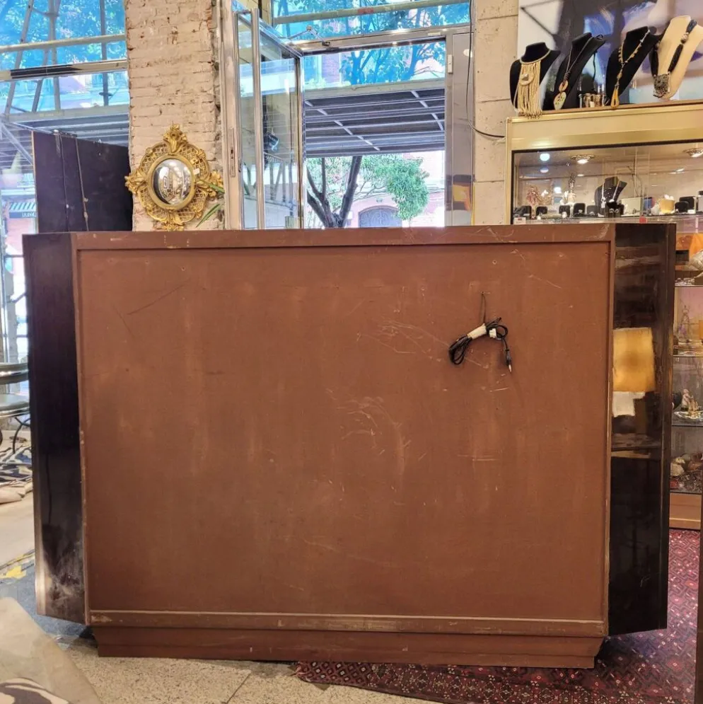 Meuble bar / buffet, palissandre, Vittorio Dassi pour la Permanente Mobili di Cantù, Mid-century, années 50 – Italie