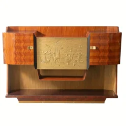 Meuble bar / buffet, palissandre, Vittorio Dassi pour la Permanente Mobili di Cantù, Mid-century, années 50 – Italie