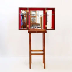 Meuble bar contemporain en bois