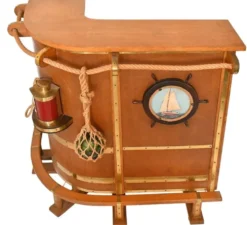 Meuble bar à décor marine