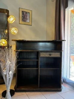 Meuble bar en bois massif