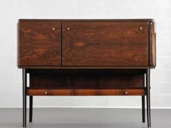 Meuble bar en palissandre années 50 -60