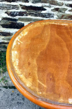 Meuble bar en rotin vintage année 70