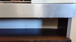 Meuble bar / meuble d’entrée avec miroir vintage des années 70
