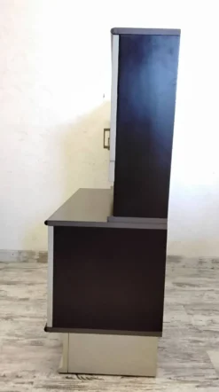 Meuble bar / meuble d’entrée avec miroir vintage des années 70