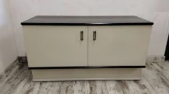 Meuble bar / meuble d’entrée avec miroir vintage des années 70