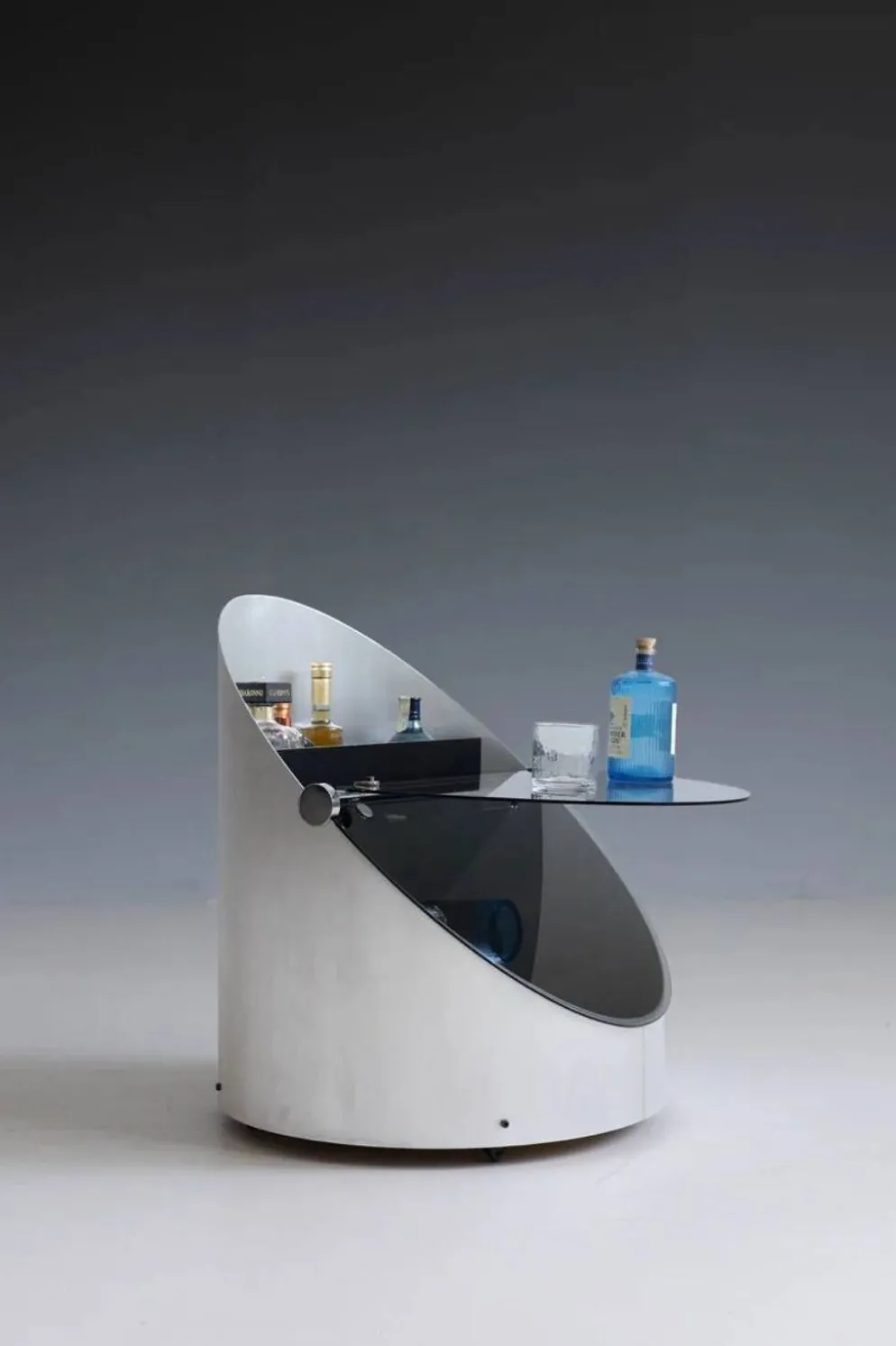 Meuble bar par Claudio Salocchi pour Luigi Sormani, Italie, années 1970