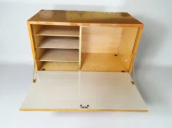 Meuble bar rangement bas sur roulettes années 60