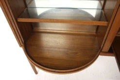 Meuble-bar scandinave en noyer, Sola Møbelfabrik Ganddal, Norvège, 1960