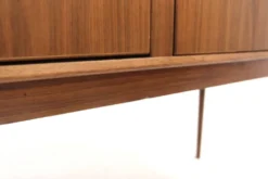 Meuble-bar scandinave en noyer, Sola Møbelfabrik Ganddal, Norvège, 1960