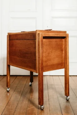 Meuble bar sur roulette vintage