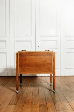 Meuble bar sur roulette vintage