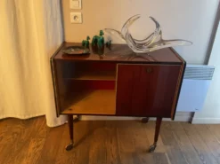 Meuble bar vernis années 50
