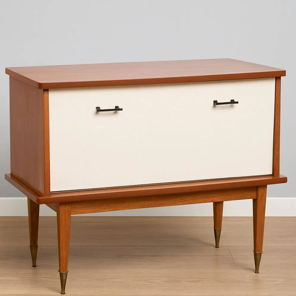 Meuble bar vintage de style mid-century des années 1950–60