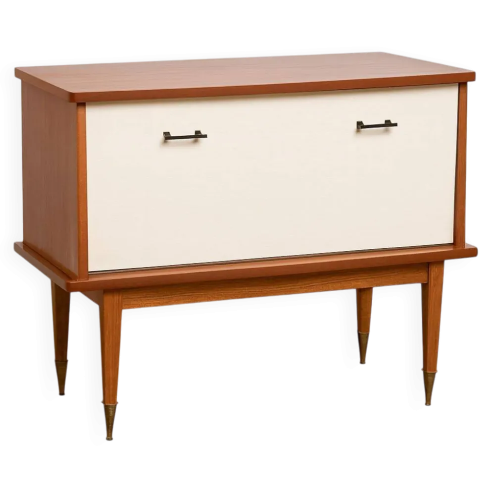 Meuble bar vintage de style mid-century des années 1950–60