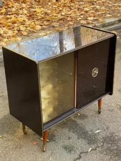 Meuble bar vintage Prinz lumineux années 60