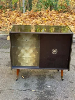Meuble bar vintage Prinz lumineux années 60
