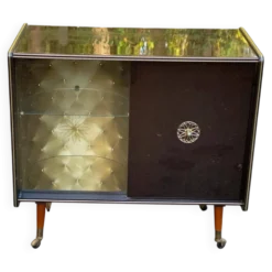 Meuble bar vintage Prinz lumineux années 60