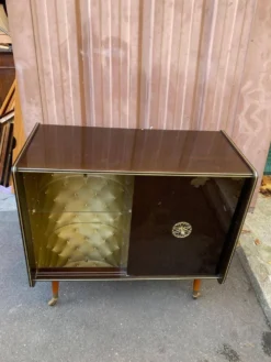 Meuble bar vintage Prinz lumineux années 60
