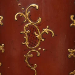 Meuble bar vintage style baroque en bois doré, Italie, XXe siècle