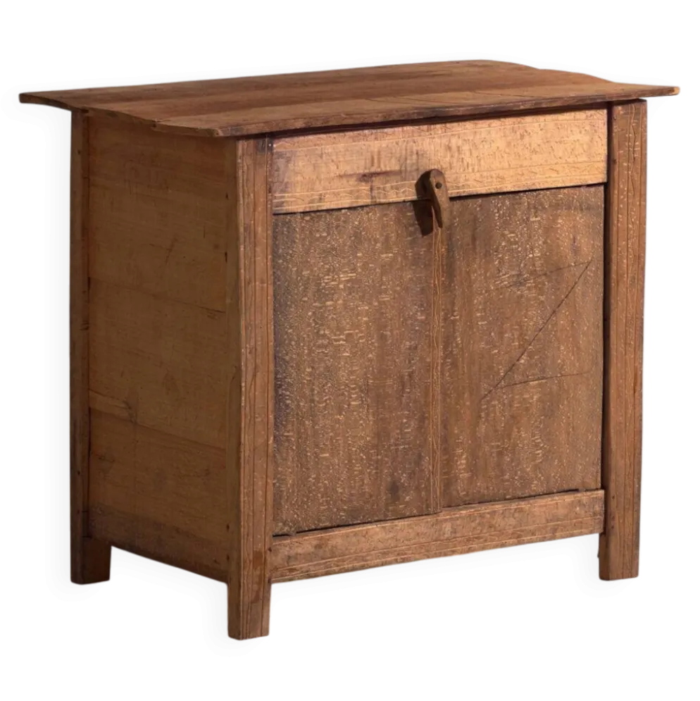 Meuble bas ancien en bois de pin – Europe centrale, vers 1870
