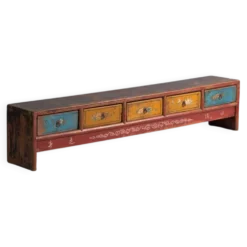 Meuble bas ancien en bois d’orme – Chine, vers 1900