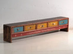 Meuble bas ancien en bois d’orme – Chine, vers 1900
