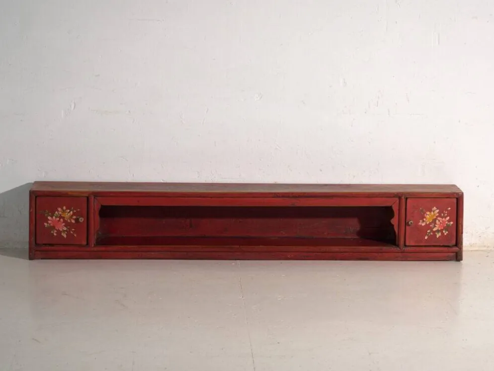 Meuble bas ancien en bois d’orme – Chine, vers 1900