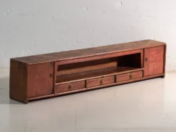 Meuble bas ancien en bois d’orme – Chine, vers 1900