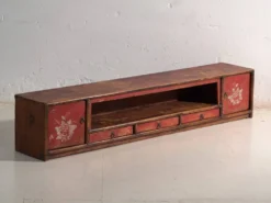 Meuble bas ancien en bois d’orme – Chine, vers 1900